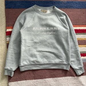 Burberry Embroidered Spell-out Sweatshirt